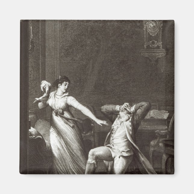 Illustration from 'The Sorrows of Werther' Magnet (Front)