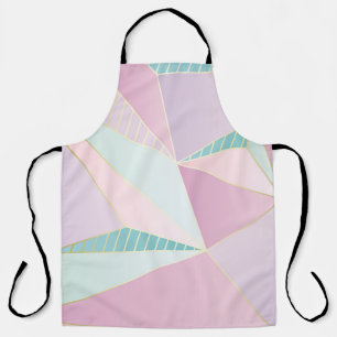 (illustration) gold line background, abstract arti apron
