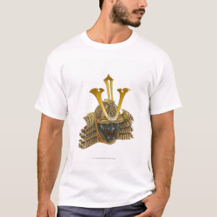 Illustration of 16th century samurai helmet T-Shirt