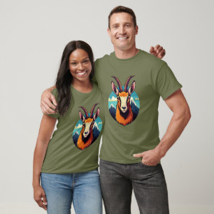 Illustration of a chamois head T-Shirt