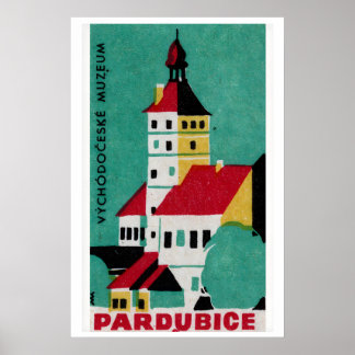 Illustration Of A Historical Building Poster