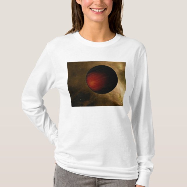 Illustration of a hot Jupiter called HD 149026b T-Shirt (Front)