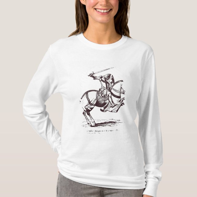 Illustration of a Knight Templar T-Shirt (Front)