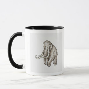 Illustration of a mammoth mug