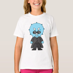Illustration Of A Matrix Triceratops. T-Shirt