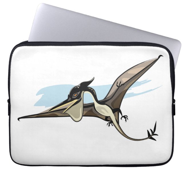 Illustration Of A Pteranodon Dinosaur. Laptop Sleeve (Front)