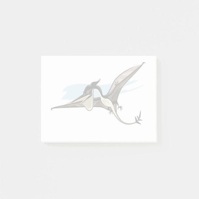 Illustration Of A Pteranodon Dinosaur. Post-it Notes (Front)