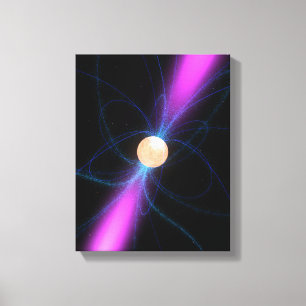 Illustration of a pulsar 2 canvas print
