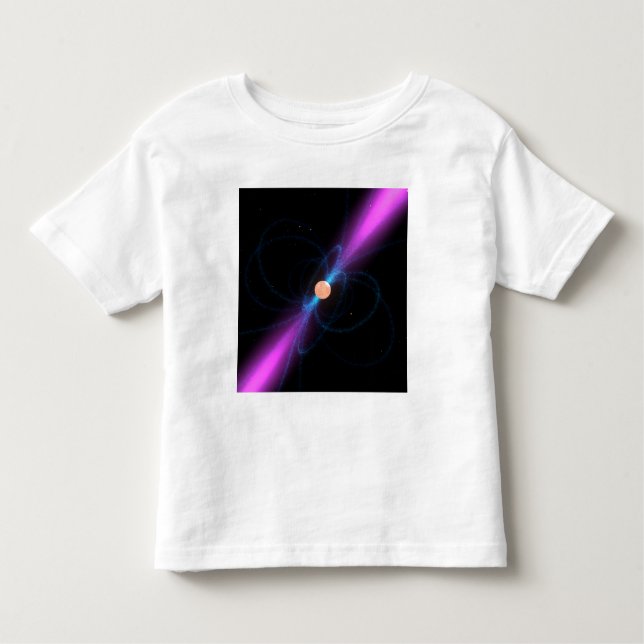 Illustration of a pulsar toddler T-Shirt (Front)