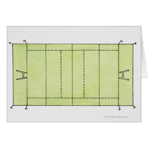 Illustration of a rugby pitch