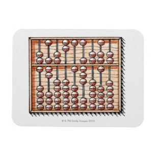 Illustration of abacus magnet