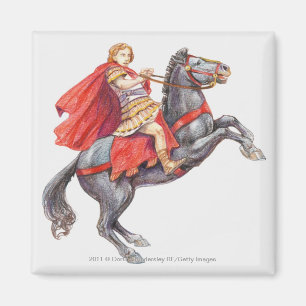 Illustration of Alexander the Great Magnet