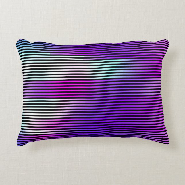  illustration of an abstract glitch background. Cy Decorative Cushion (Front)