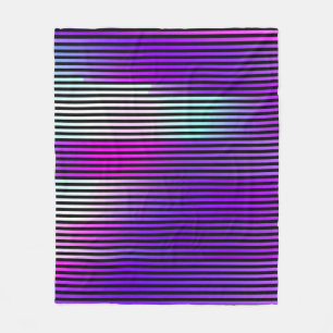 illustration of an abstract glitch background. Cy Fleece Blanket