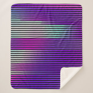 illustration of an abstract glitch background. Cy Sherpa Blanket