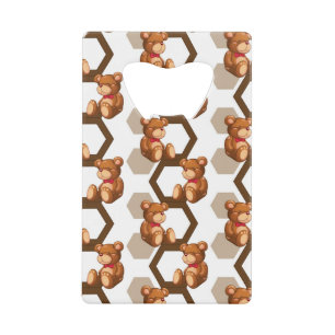 illustration of an array of teddy bear on white