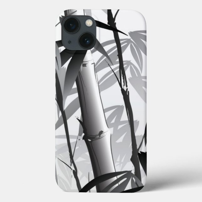 Illustration of an Oriental style painting Case-Mate iPhone Case (Back)