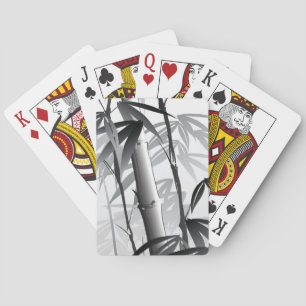 Illustration of an Oriental style painting Playing Cards