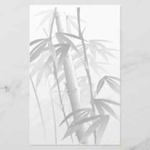 Illustration of an Oriental style painting Stationery