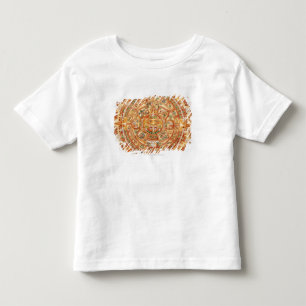 Illustration of Aztec sun stone Toddler T-Shirt