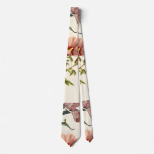 Illustration of colourful flowers tie
