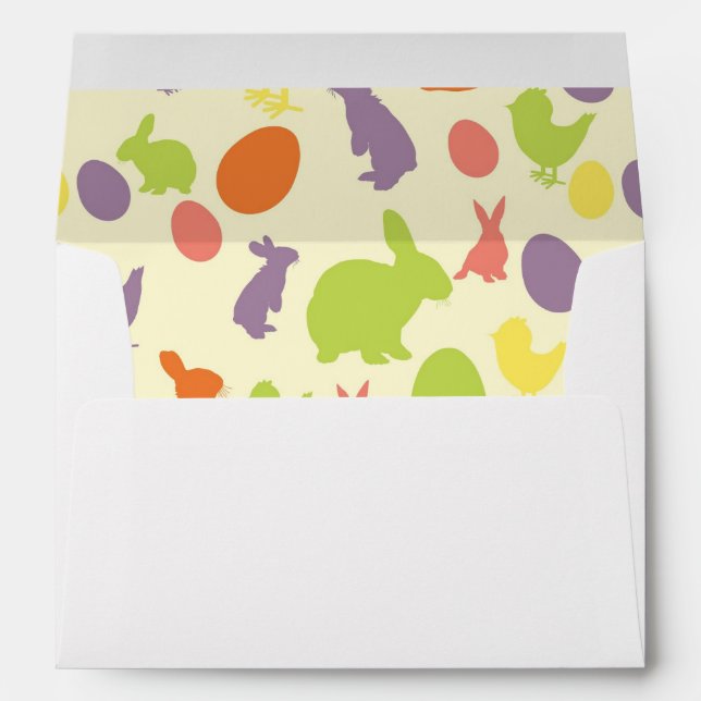 Illustration of Easter background Envelope (Back (Bottom))