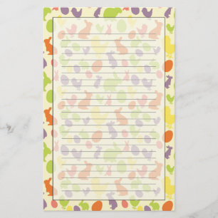 Illustration of Easter background Stationery