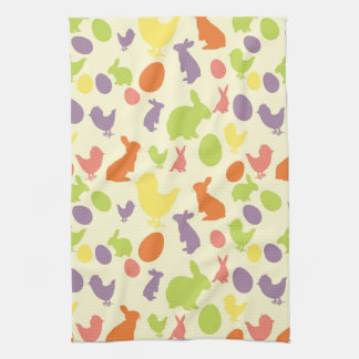 Illustration of Easter background Tea Towel