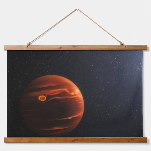 Illustration Of Exoplanet Vhs 1256 B And Its Stars Hanging Tapestry (Front)