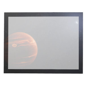 Illustration Of Exoplanet Vhs 1256 B And Its Stars Notepad