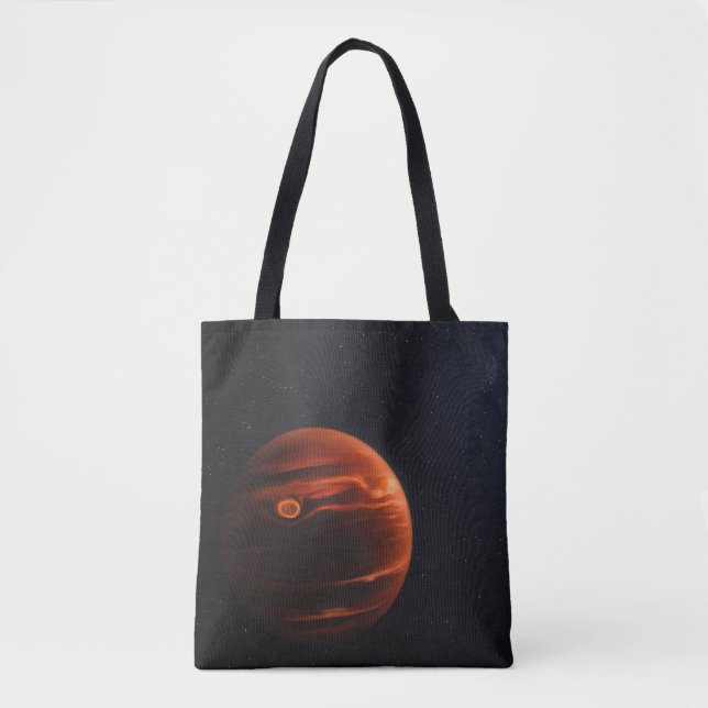 Illustration Of Exoplanet Vhs 1256 B And Its Stars Tote Bag (Front)