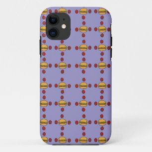 Illustration of hamburger patterns Case-Mate iPhone case