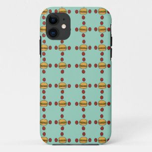 Illustration of hamburger patterns Case-Mate iPhone case