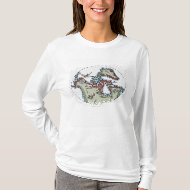 Illustration of Inuit territory T-Shirt (Front)