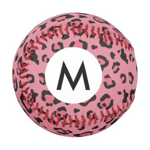 Illustration of Leopard Pink Animal Baseball