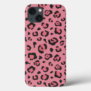 Illustration of Leopard Pink Animal iPhone 13 Case