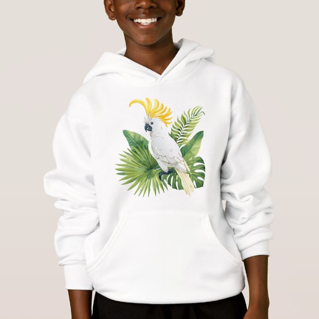 Illustration of parrot cockatoo (Front)