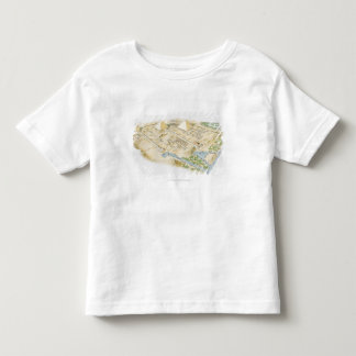 Illustration of Pyramids of Giza Toddler T-Shirt