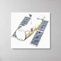 Illustration of satellite used for detecting