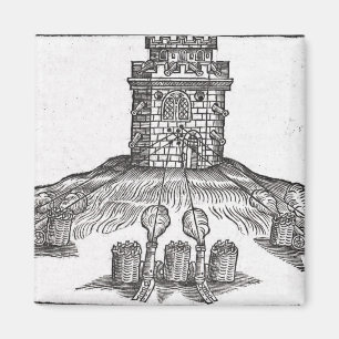 Illustration of siege warfare magnet