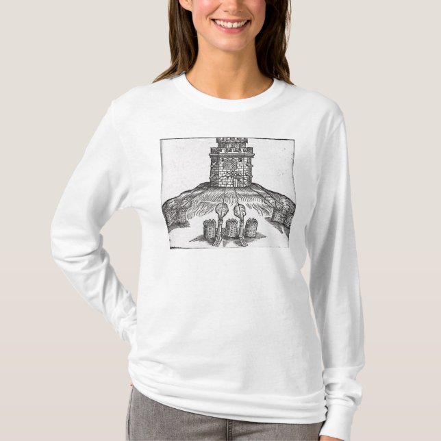Illustration of siege warfare T-Shirt (Front)