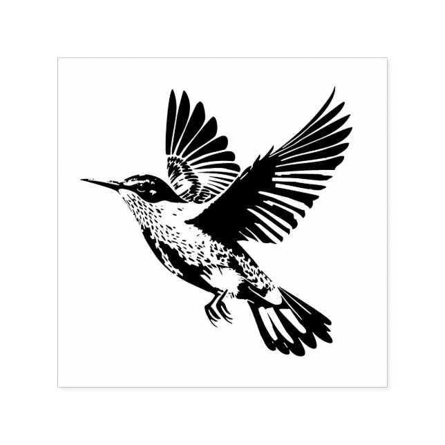 Illustration Of Songbird Self Inking Rubber Stamp (Design)