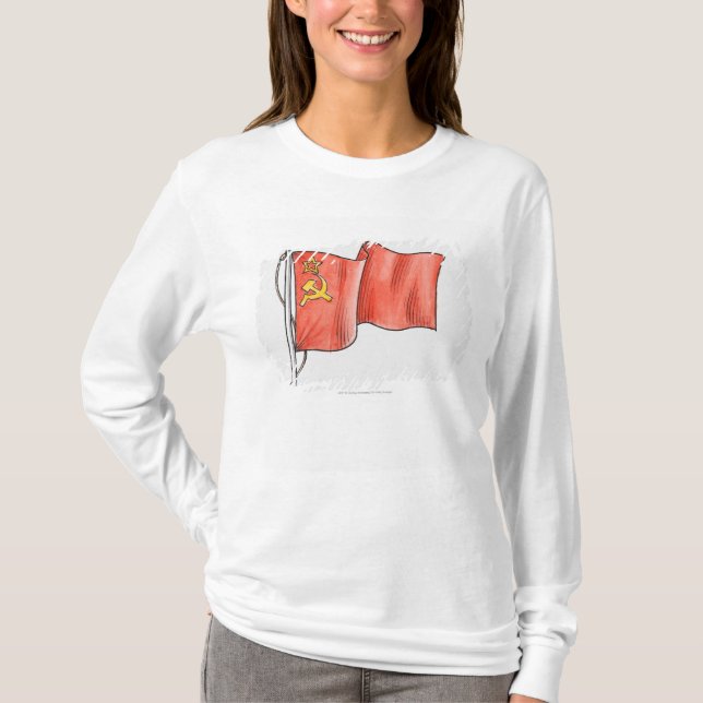 Illustration of Soviet flag T-Shirt (Front)
