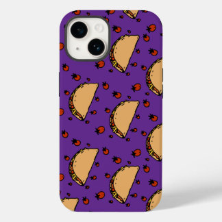 Illustration of tacos Case-Mate iPhone 14 case