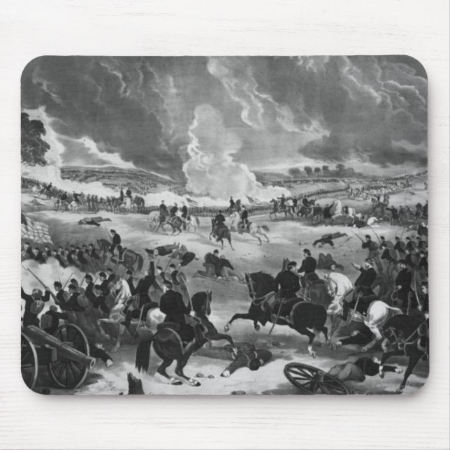 Illustration of the Battle of Gettysburg Mouse Pad (Front)