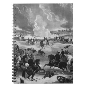 Illustration of the Battle of Gettysburg Spiral Notebook