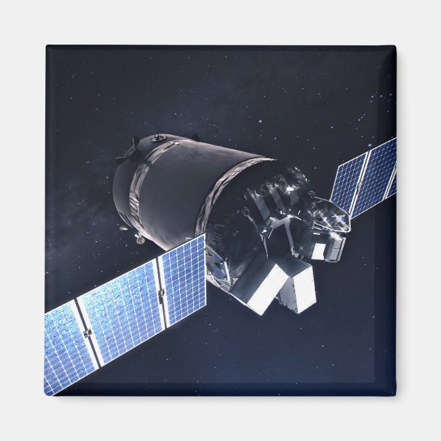 Illustration Of The Dragon Xl Spacecraft. Magnet (Front)