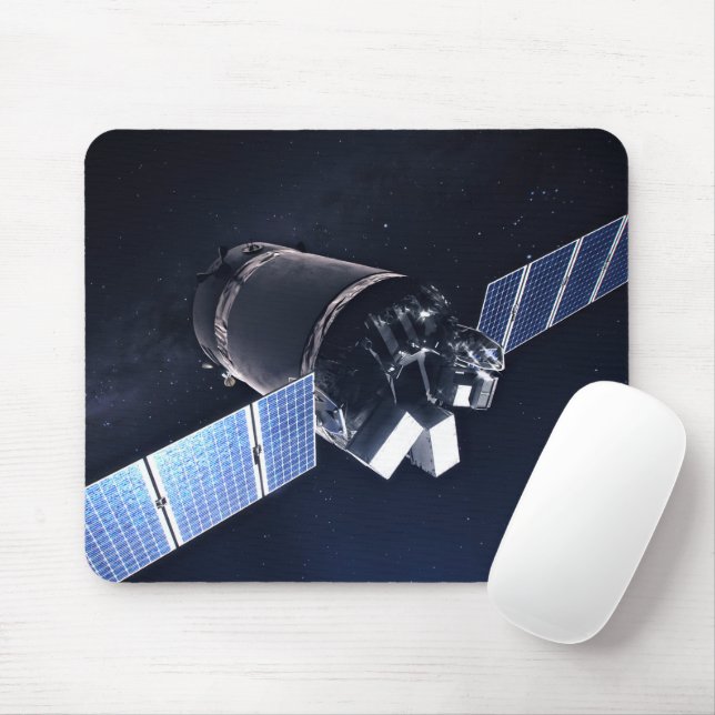 Illustration Of The Dragon Xl Spacecraft. Mouse Pad (With Mouse)