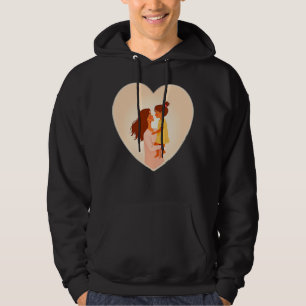 Illustration of the love between mother and daught hoodie