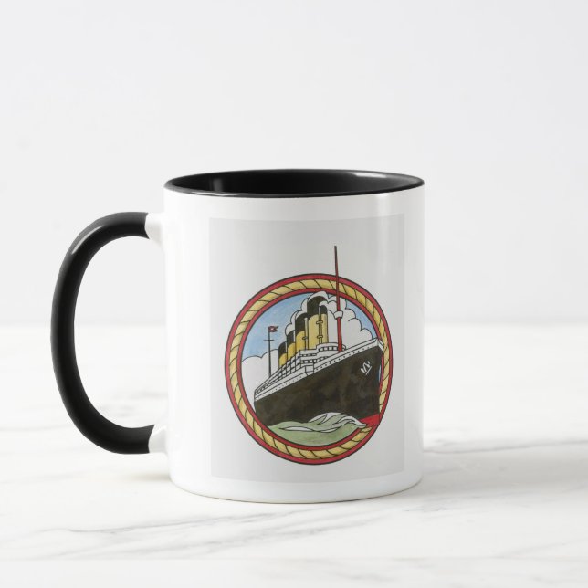 Illustration of Titanic Mug (Left)